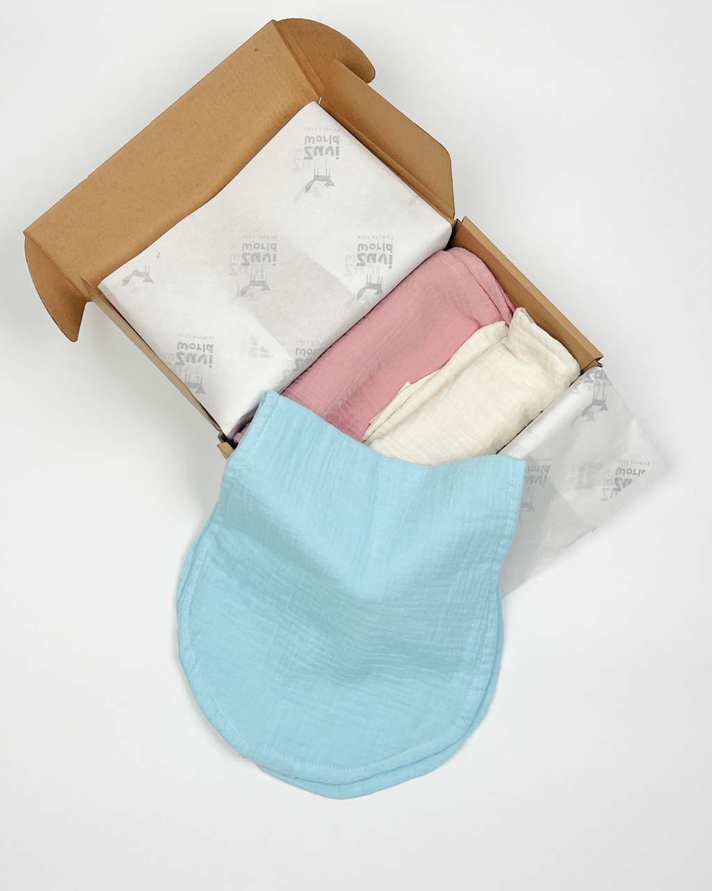 The Blush Set —  Burp Cloth x 3