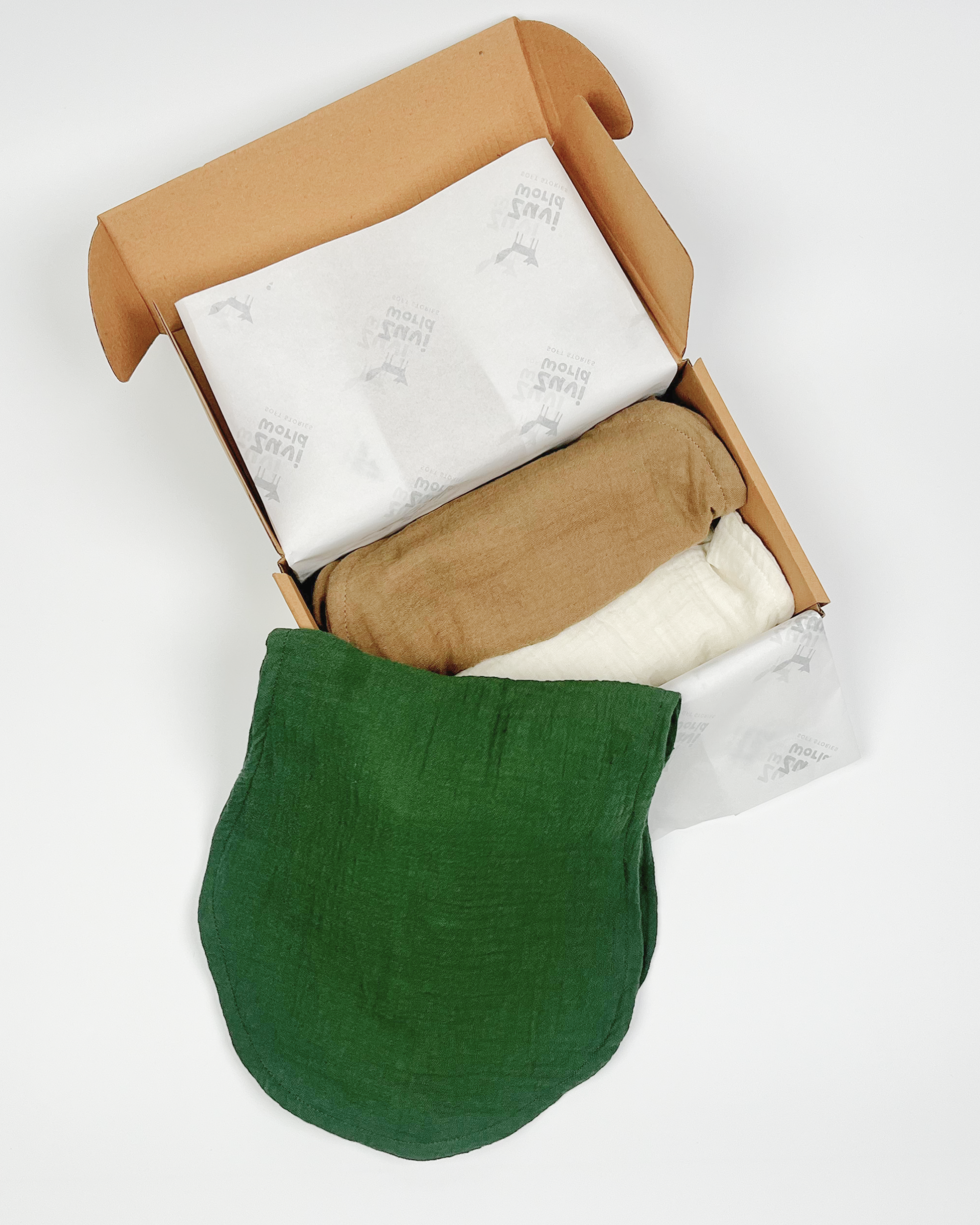 The Meadow Set —  Burp Cloth x 3