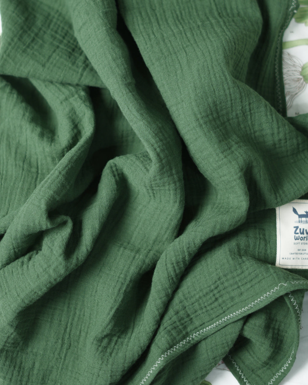 Deep Forest — Muslin Double Gauze Swaddle