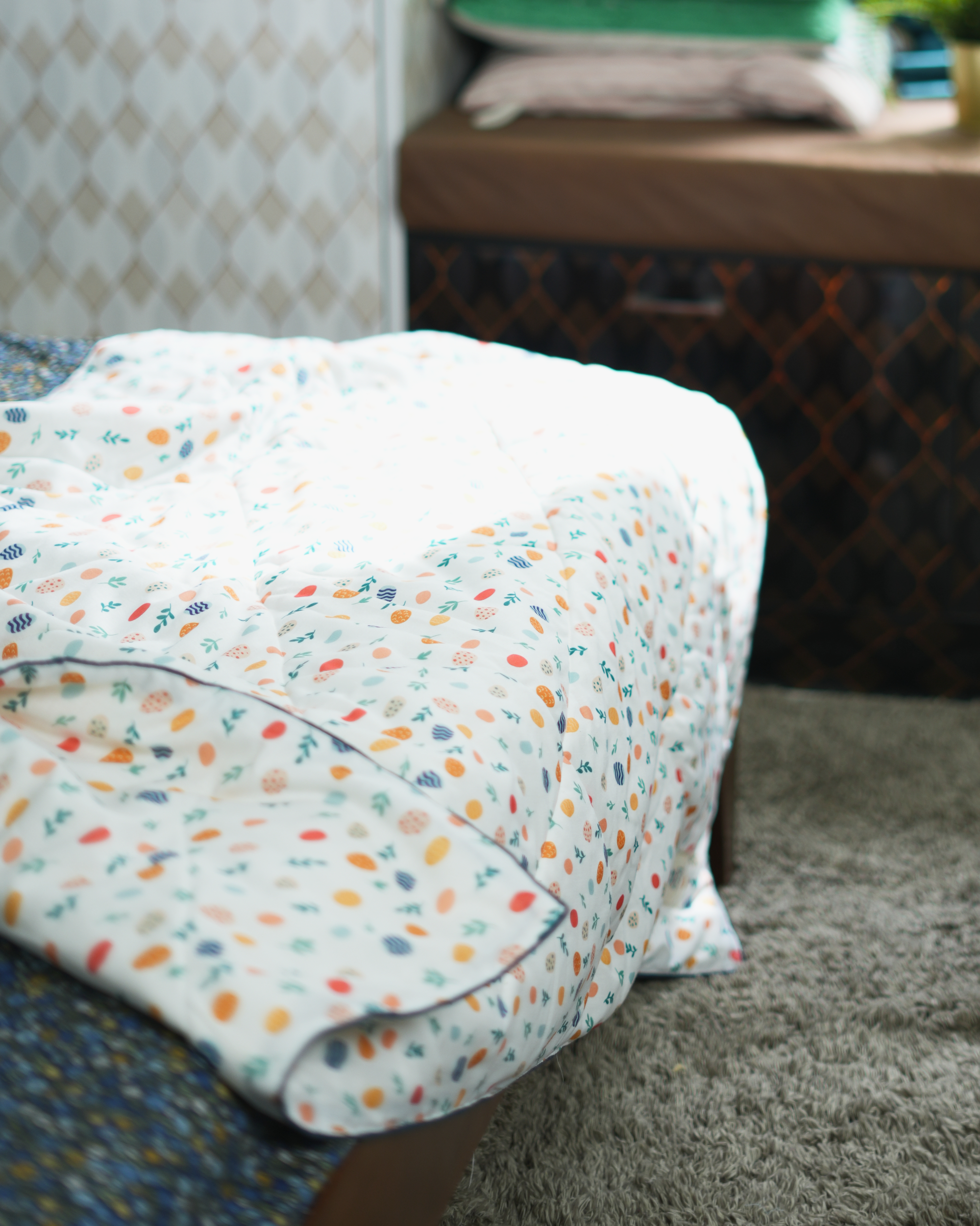 Fallen Leaf Swiss Cotton Quilt